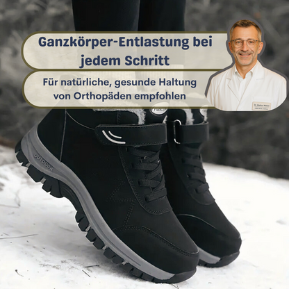 1+1 Ergonomischer Klettverschluss-Stiefel mit großzügigem Zehen - und Fersenbereich - OrthoRelief