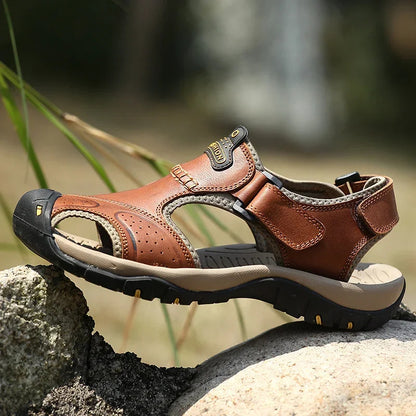 Ergonomische Orthopädische Herrensandalen für Schmerzlinderung - FlexStep