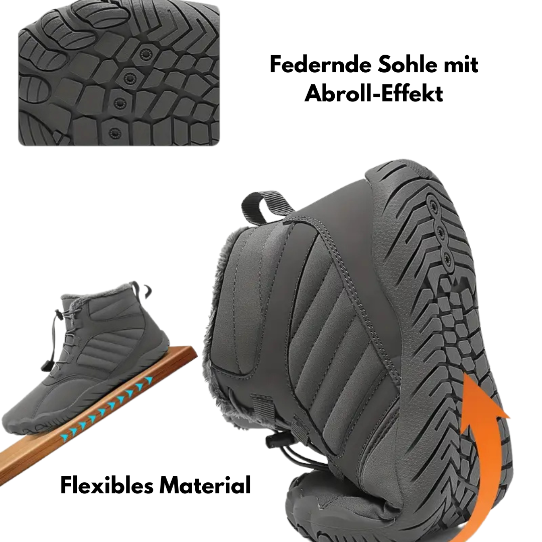 Wärmender Winter-Barfußschuh mit rutschfester Sohle - Orthonexa - Unisex