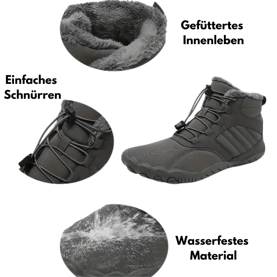 Wärmender Winter-Barfußschuh mit rutschfester Sohle - Orthonexa - Unisex