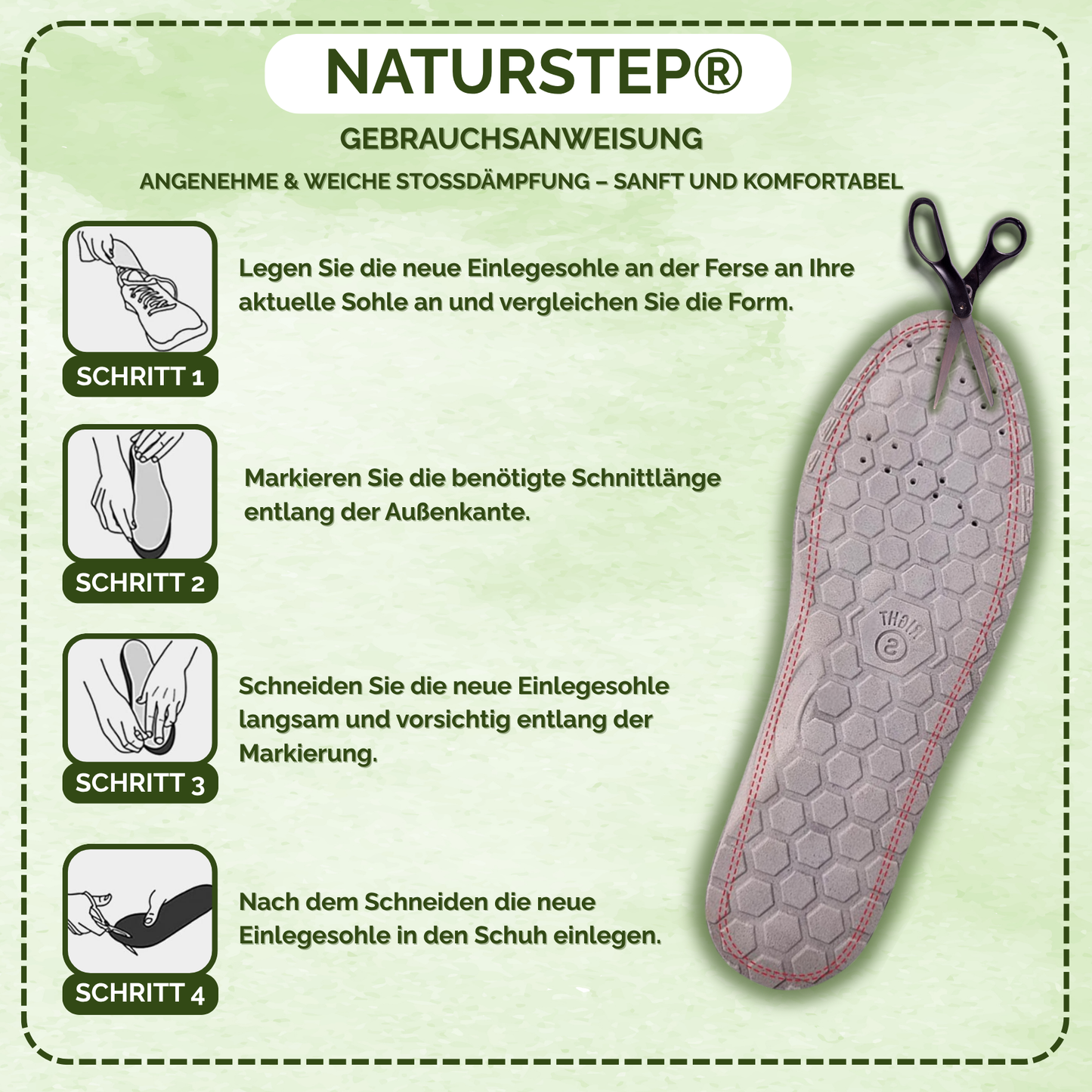 Komfort-Einlagen zur Schmerzlinderung – Für Füße, Knie und Rücken