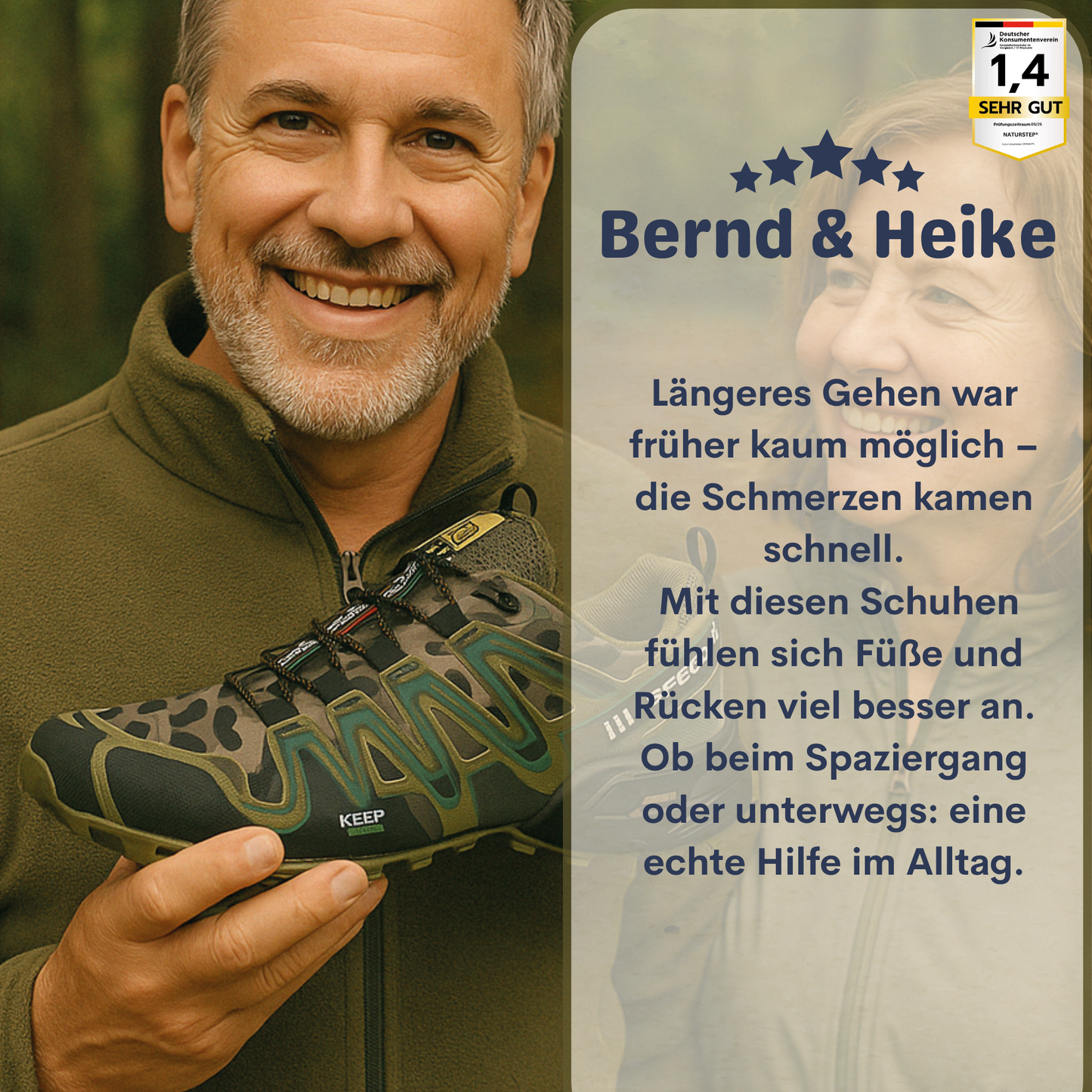 Orthopädischer Lauf- & Wanderschuh - TerraGrip - Unisex