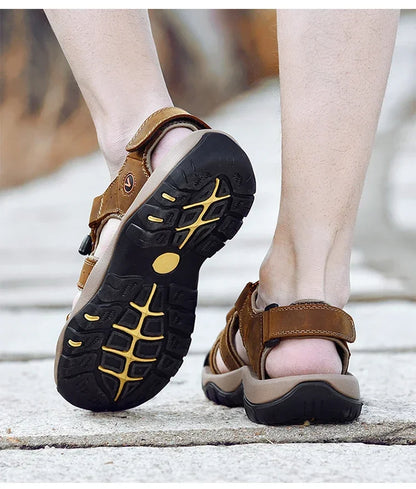 Ergonomische Orthopädische Herrensandalen für Schmerzlinderung - FlexStep