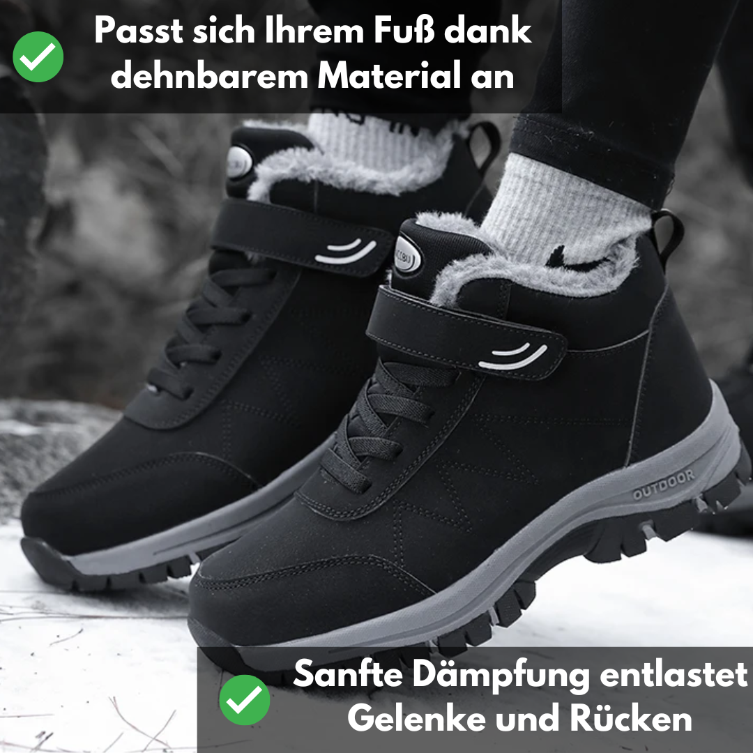 1+1 Ergonomischer Klettverschluss-Stiefel mit großzügigem Zehen - und Fersenbereich - OrthoRelief