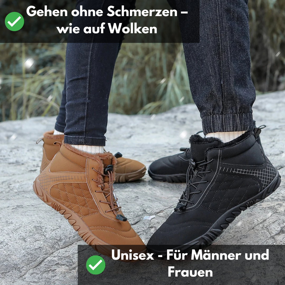 Isolierender Winter-Barfußschuh mit rutschfester Sohle - FrostFit - Unisex