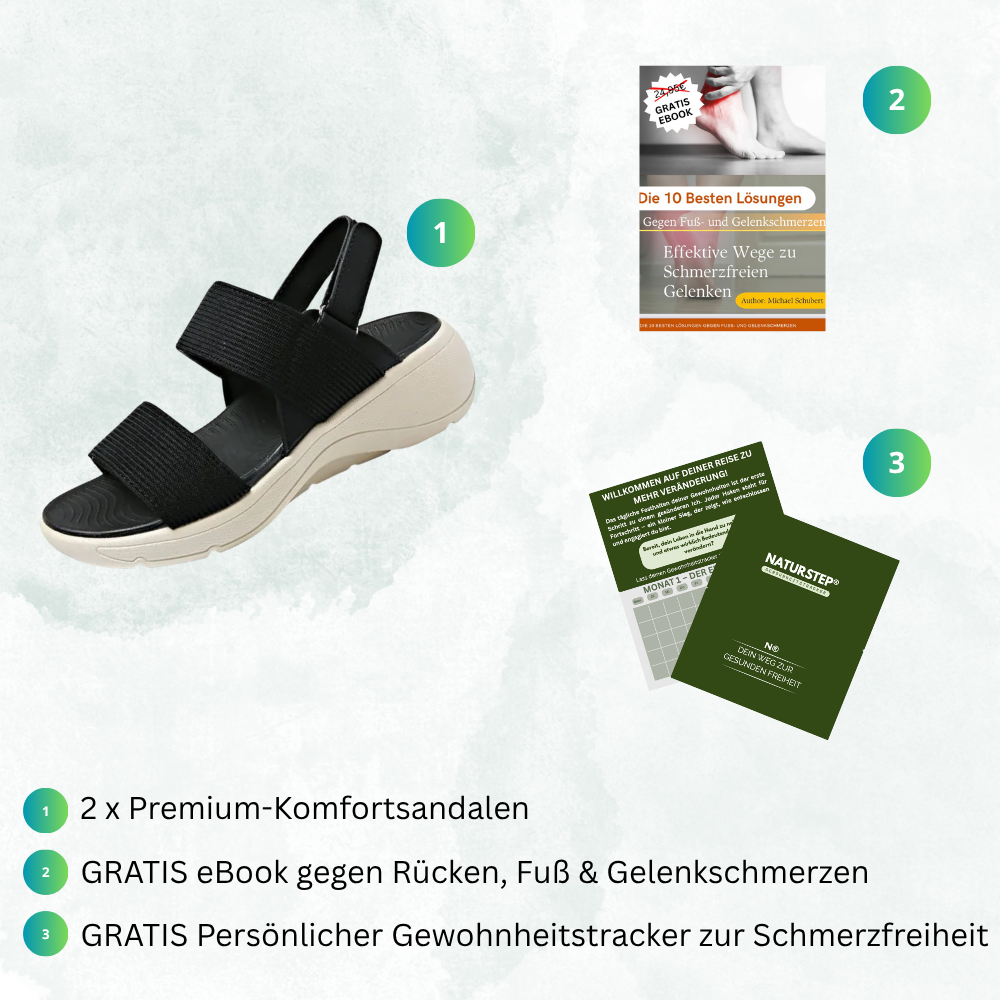 Ergonomische Orthopädische Damensandalen für Schmerzlinderung - SoftWalk