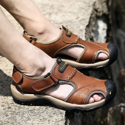 Ergonomische Orthopädische Herrensandalen für Schmerzlinderung - FlexStep