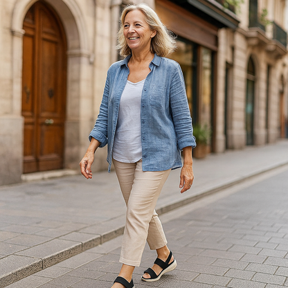 Ergonomische Orthopädische Damensandalen für Schmerzlinderung - SoftWalk