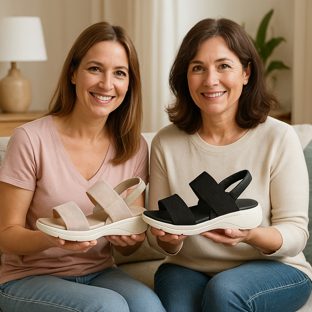Ergonomische Orthopädische Damensandalen für Schmerzlinderung - SoftWalk
