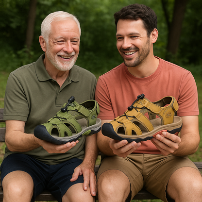 Ergonomische Orthopädische Trekkingsandalen für Schmerzlinderung - OrthoHealth 1+1