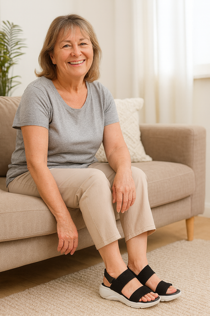 Ergonomische Orthopädische Damensandalen für Schmerzlinderung - SoftWalk