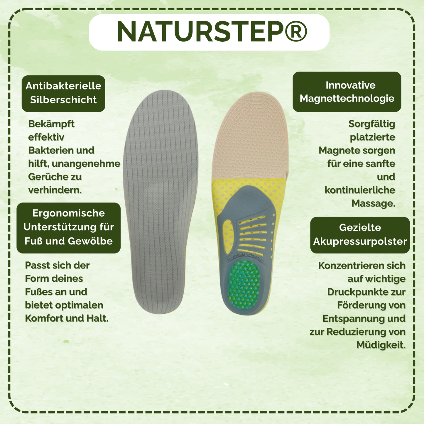 Komfort-Einlagen zur Schmerzlinderung – Für Füße, Knie und Rücken