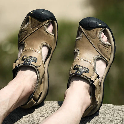 Ergonomische Orthopädische Herrensandalen für Schmerzlinderung - FlexStep